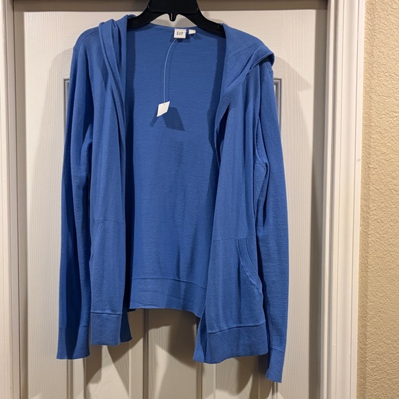 GAP Sweaters - GAP Women's Vibrant Blue Cardigan size L